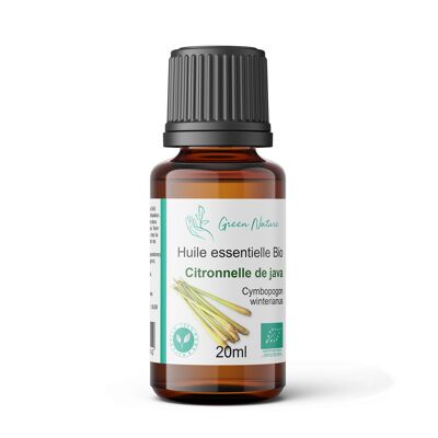 Java Lemongrass Organic Essential Oil 20ml