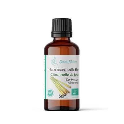 Olio essenziale di citronella di Giava bio 50ml