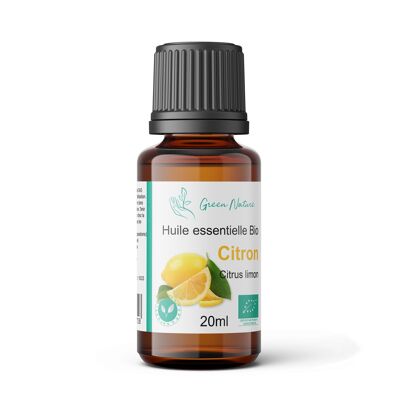 Organic Lemon Essential Oil 20ml
