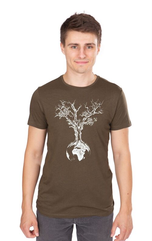 Ecovero Shirt Men Fern Green Weltenbaum