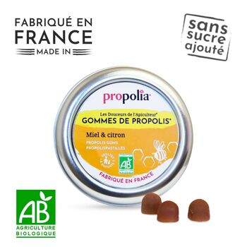 Gommes de Propolis, Miel & Citron Bio - 100% naturel - 45 g 3