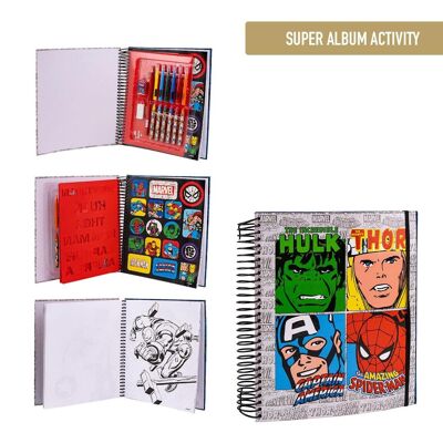 ALBUM ACTIVIDADES COLOREABLE MARVEL - 2700000851