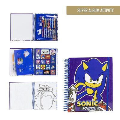 ALBUM D'ACTIVITÉS COLORABLES SONIC PRIME - 2700000853