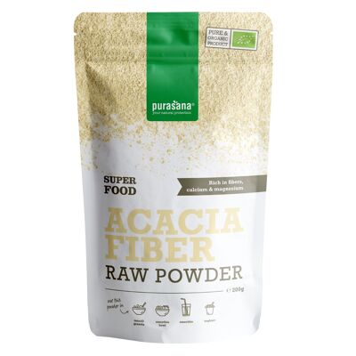 Fibre d'Acacia Poudre bio - 200 gr - Purasana