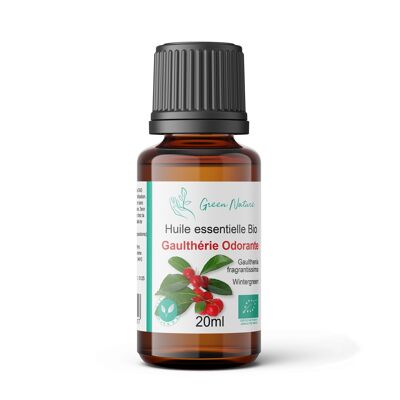 Organic Essential Oil Fragrant Gaulthérie 20ml