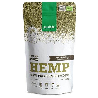 Organic Hemp protein powder - 200 gr