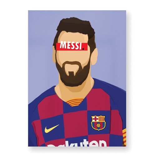 Affiche Lionel Messi - 30X40 cm