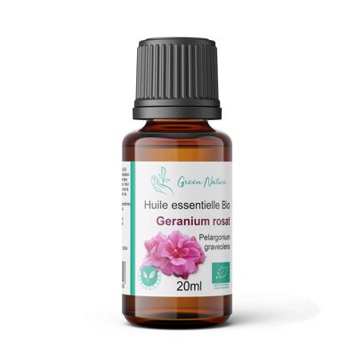 Huile Essentielle Bio Geranium Rosat 20ml