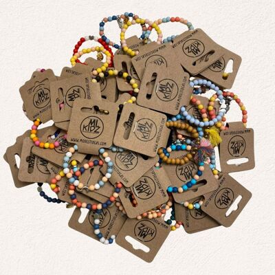 Sac mystère bijoux enfants filles | Bracelets 50 pièces