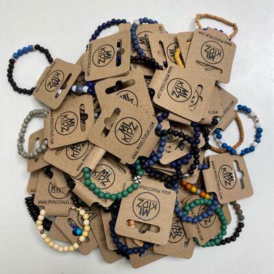 Mystery bag jewelry boys | 50 pieces bracelets