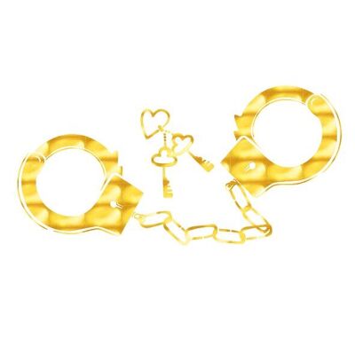 Sioou temporary tattoo: Golden handcuffs x5