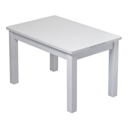 Table Montessori - Enfant 1-4 ans - Bois massif - Gris perle