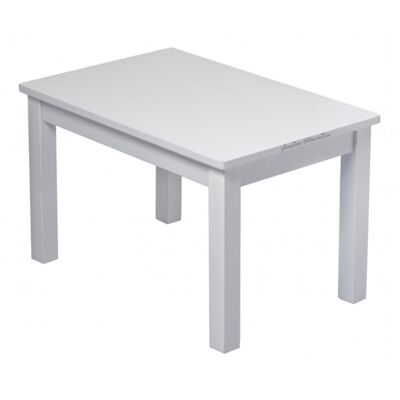 Montessori table - Child 1-4 years old - Solid wood - Pearl gray