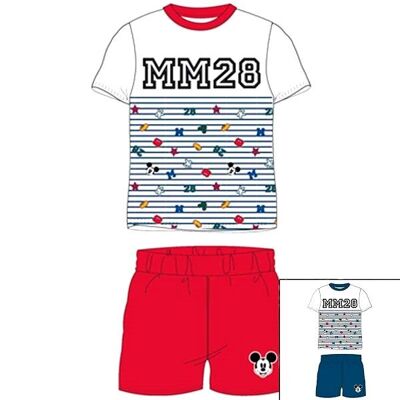 Micky 2 Kurzarm-Pyjama - DIS MFB 52 04 8318