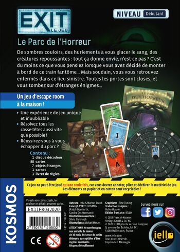 IELLO - EXIT : Le Parc de l'Horreur (Débutant) 3