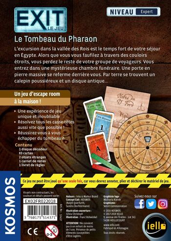 IELLO - EXIT : Le Tombeau du Pharaon (Expert) 3