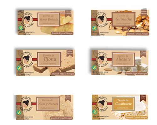 Pack Turrón Découverte : Nos 6 tourons classiques !