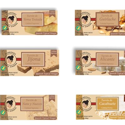 Turrón Discovery Pack: Our 6 classic turrón!