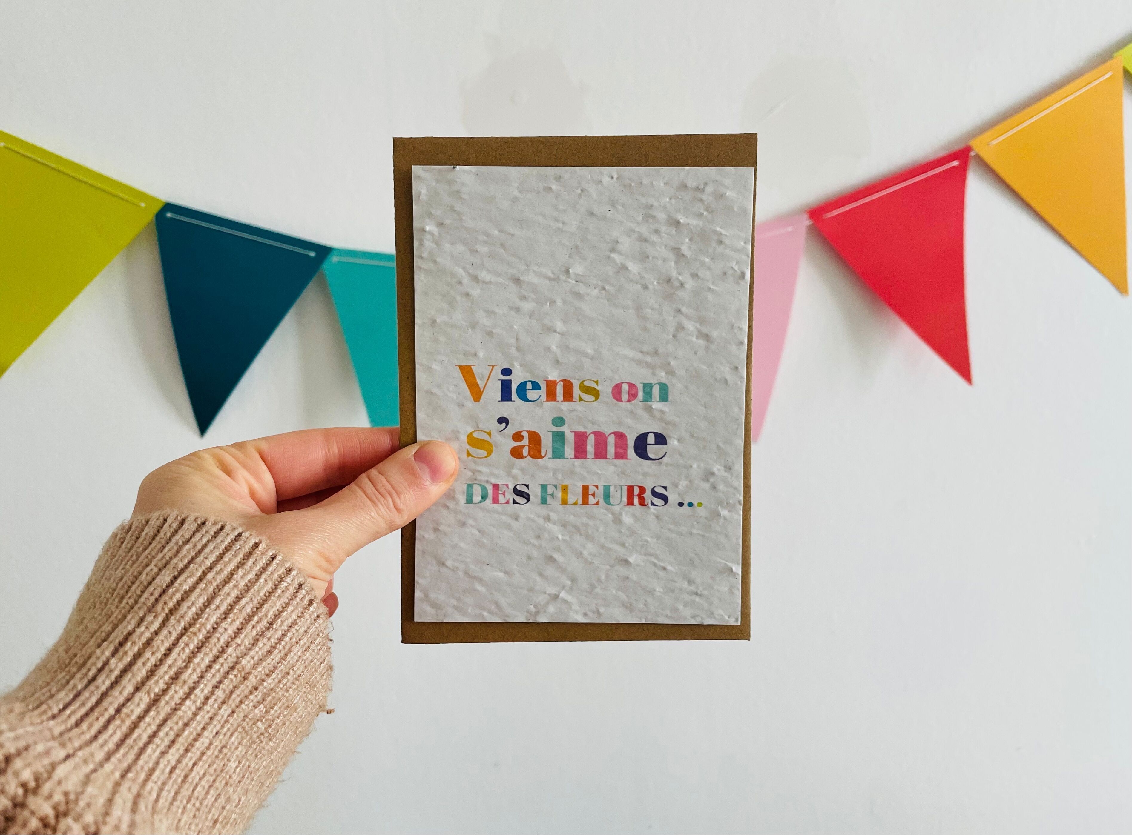 Come let's love each other flowers