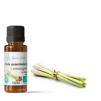 Lemongrass Organic Essential Oil 10ml