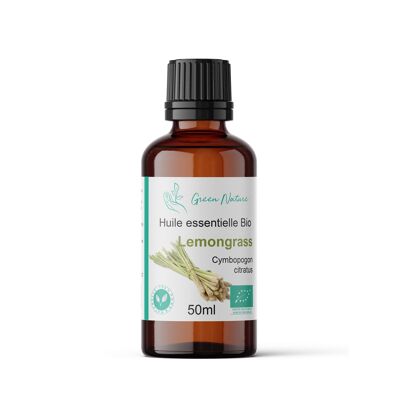 Lemongrass Organic Essential Oil 50ml