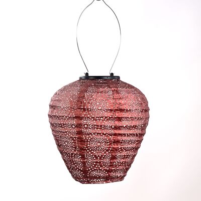 Nachhaltige LED-Laterne, Gartendekoration, okkulter Ballon – 20 cm – Kupfer