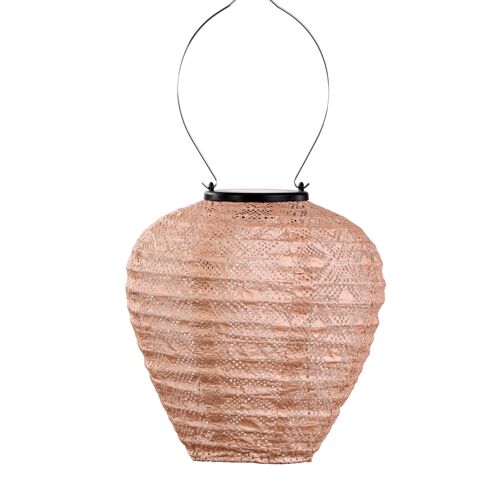 Sustainable Led Lantern Garden Decoration Mosaic Balloon - 20 cm - Pink