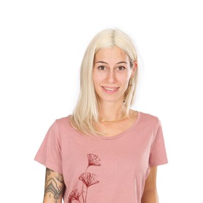 Camisa Ecovero Mujer Dusty Pink Ginkgo