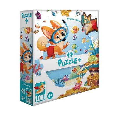 LOKI - Puzzle+: LOKI goes diving (35 Pcs)