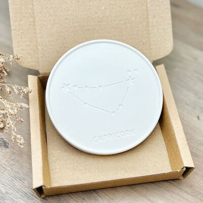 Capricorn Star Sign Drinks Coaster and Birthday Gift