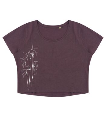 Ecovero Chemise Femme Mulberry Violet Bambou 2