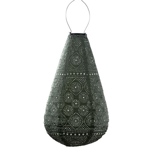 Sustainable Led Lantern Garden Decoration Spectare Drop - 28 cm - Sage Green