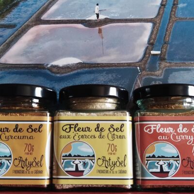 LOT DU SOLEIL - IGP FLEUR DE SEL VERRINES CON CURRY, PIEL DE LIMÓN Y CÚRCUMA