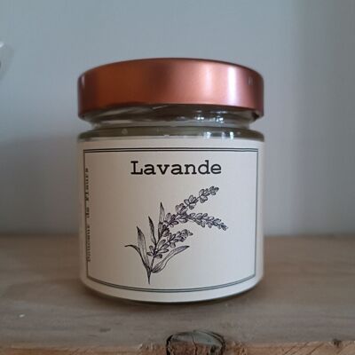 Candle 180gr Lavender soy and rapeseed waxes