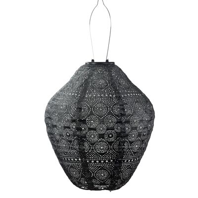 Lanterne LED durable pour décoration de jardin Spectare Jar - 30 cm - Gris foncé