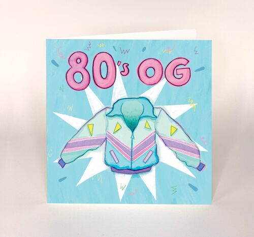 80's OG - birthday card x 6