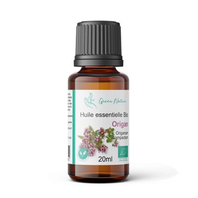 Aceite Esencial Orgánico Orégano Compacto 20ml