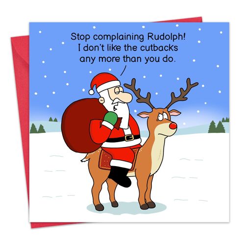 Funny Christmas Card Cutbacks