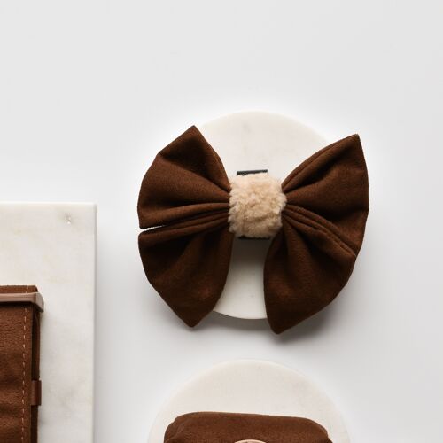 Brown Aviator Sailor Bow Tie