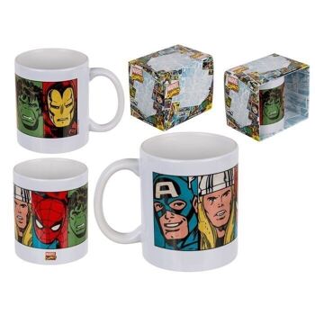 Mug, Marvel Comics (Faces) pour environ 325 ml, 1