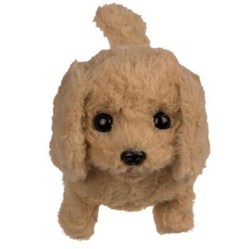 Chien en peluche électronique, 18 x 14 x 16 cm, 4