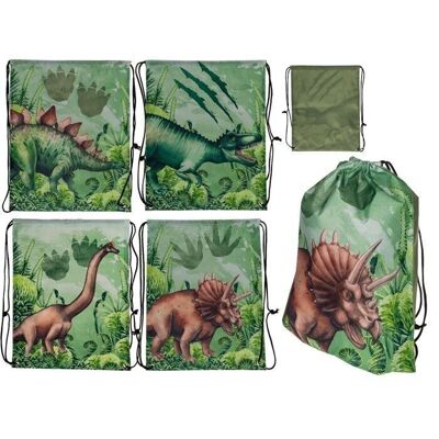 Fashion bag, dinosaur, 43 x 34 cm,