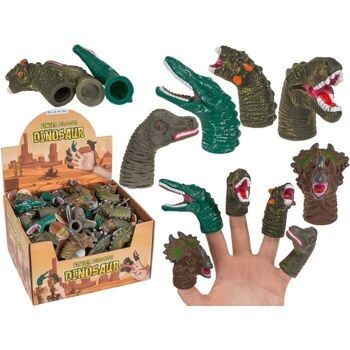 Marionnettes à doigts, dinosaures, 6-8 cm, 1