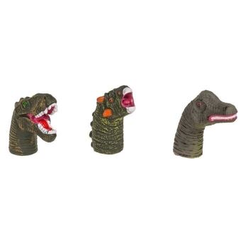 Marionnettes à doigts, dinosaures, 6-8 cm, 3