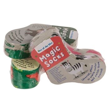 Chaussettes magiques pour enfants, animaux sauvages, 1 paire, 4
