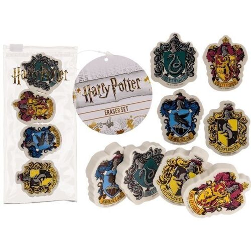 Radiergummi, Harry Potter, 4er Set