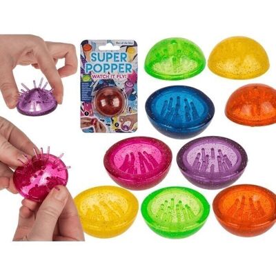 Super popper, jelly dome, with glitter effect,