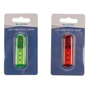 Lampe USB 3 LED, 6 cm, assorties en 4 couleurs, 4