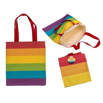 Borsa in cotone, Pride, circa 35 x 40 cm,