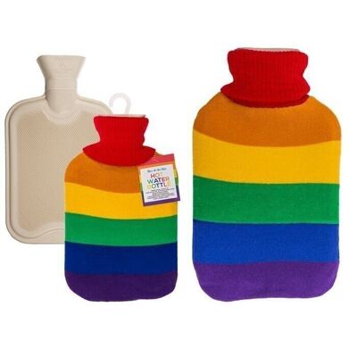 Cream colored hot water bottle, Pride,